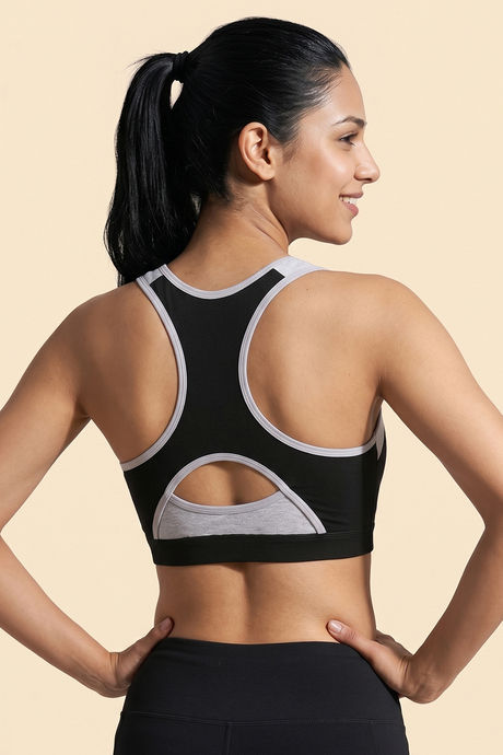 Zelocity Slip On Sports Bra With Removable Padding - Tap Shoe — image 3